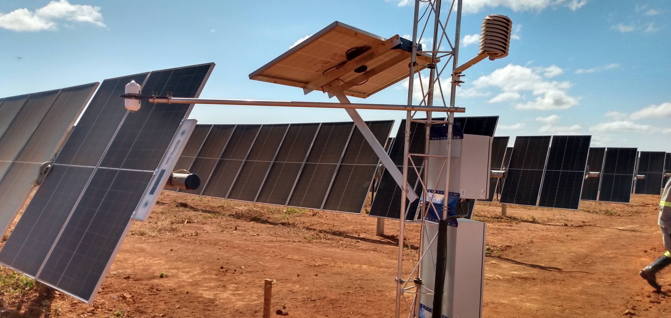 EKO Albedo Measurement sensor installation Brazil